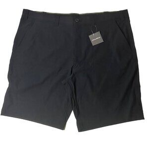 Eddie Bauer Shorts Mens 42 MR Takeoff Chino Shorts Black w Pockets NWT